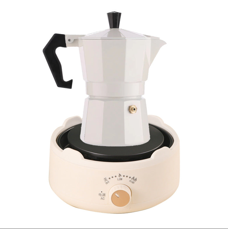 Mini Coffee Heater Electric Stove Wine Warmer Insulation Stove Constant Temperature Stove Milk Warmer Moka Stove Tea Maker for Home Use