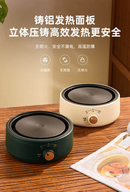 Mini Coffee Heater Electric Stove Wine Warmer Insulation Stove Constant Temperature Stove Milk Warmer Moka Stove Tea Maker for Home Use