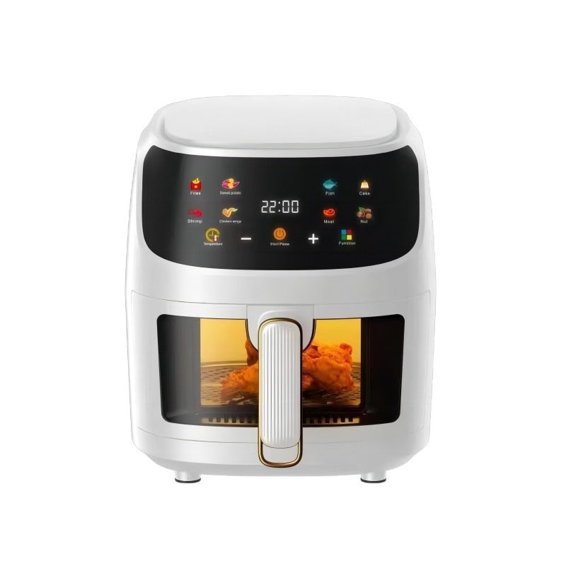 Air Fryer Household Intelligent Multi-Functional Large Capacity Visible French Fries Electric Mechanical Oven Dropshipping Export Airfryer
