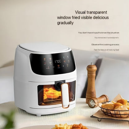 Air Fryer Household Intelligent Multi-Functional Large Capacity Visible French Fries Electric Mechanical Oven Dropshipping Export Airfryer