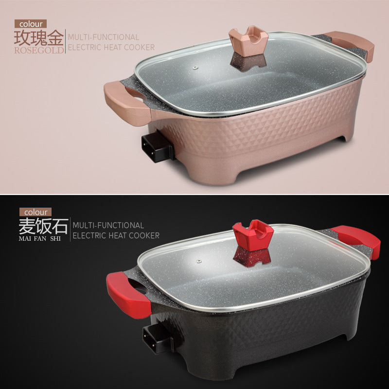 10L Electric Hot Pot Multi-Functional Electric Heating Pot Multi-Functional Cooking Pot Gift Integrated Electric Hot Pot