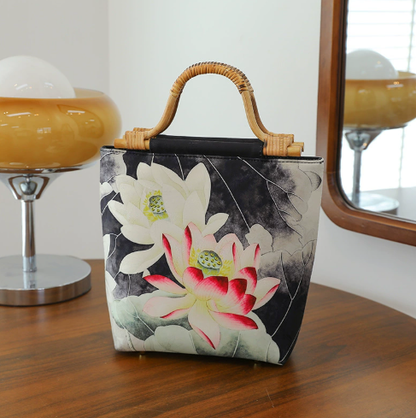 [2026 Collection] "Fanghua" Series: Chinese-style Evening Handbag with Woven Handle