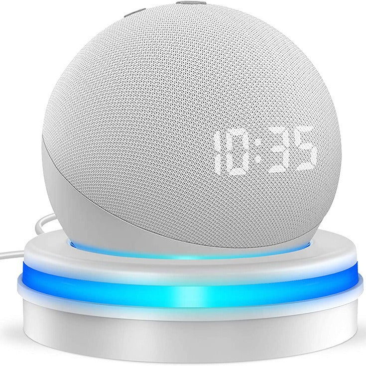 Echo Dot 4th/5th Desktop Stand Smart Home Speaker Accessories Storage Power Cord Holder