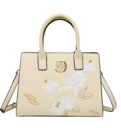 2026 New Women's Leather Bag with Chinese-Inspired Embroidery