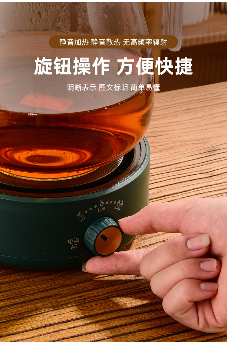 Mini Coffee Heater Electric Stove Wine Warmer Insulation Stove Constant Temperature Stove Milk Warmer Moka Stove Tea Maker for Home Use