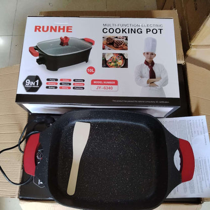 10L Electric Hot Pot Multi-Functional Electric Heating Pot Multi-Functional Cooking Pot Gift Integrated Electric Hot Pot