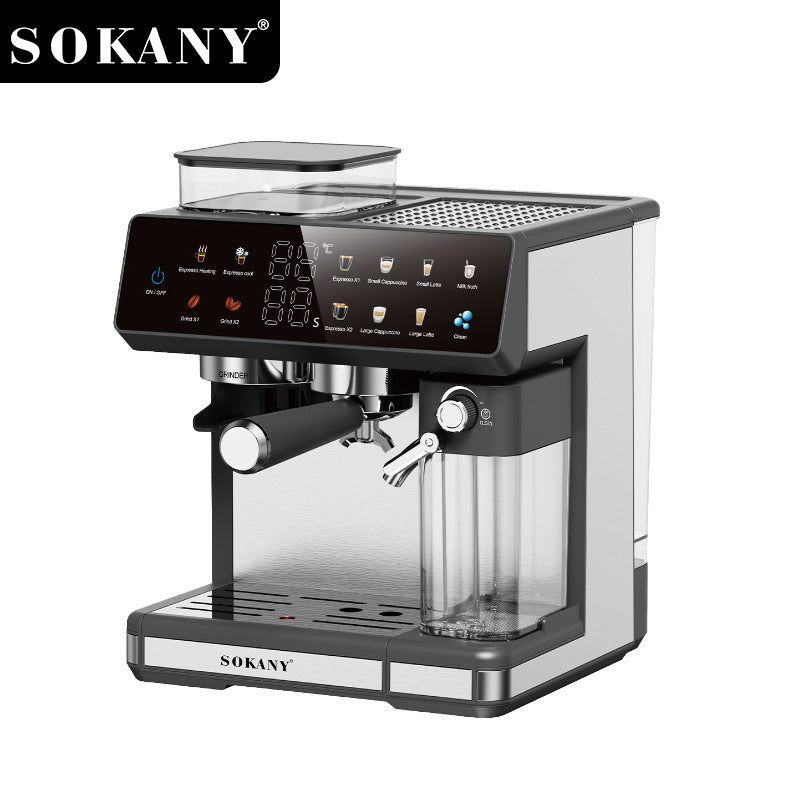 Cross-Border Delivery Coffee machine Italian Coffee Machine20Bar Household High-Pressure Extraction Concentrated Milk Frother