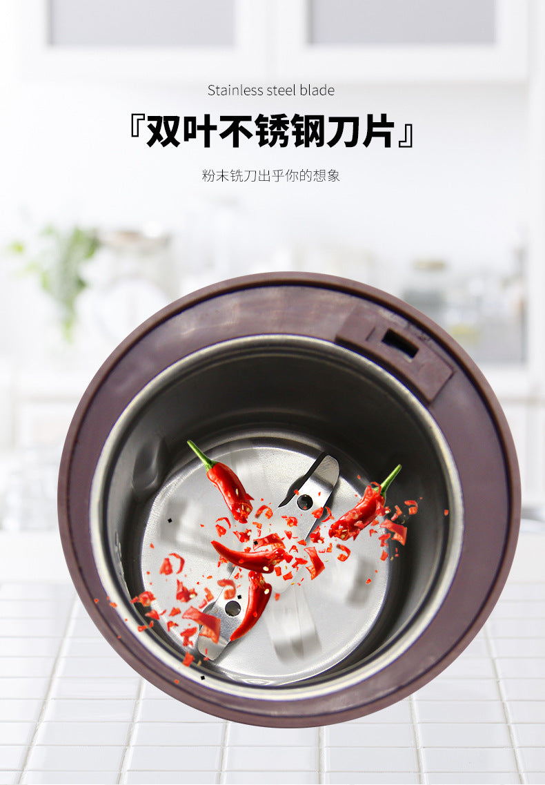 Grinder Household Small Powder Grinder Ultra-fine Grinder Five Grains and Grains Crushing Mill Coffee Medicinal Materials Crushing