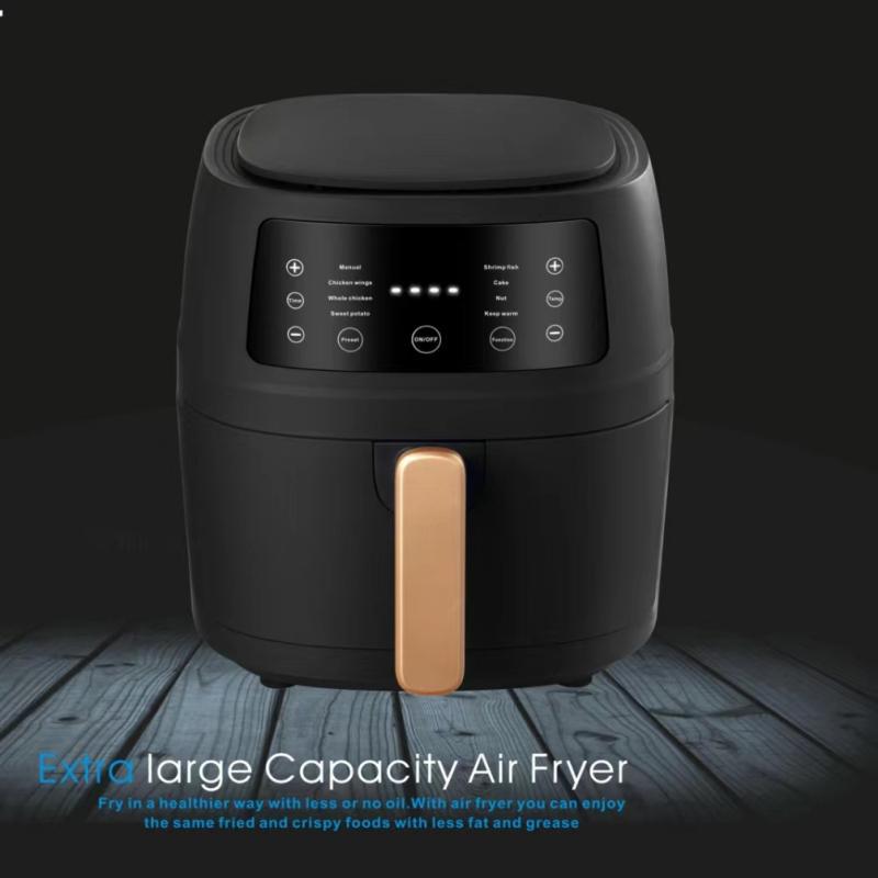 Air Fryer Household Intelligent Multi-Functional Large Capacity Visible French Fries Electric Mechanical Oven Dropshipping Export Airfryer