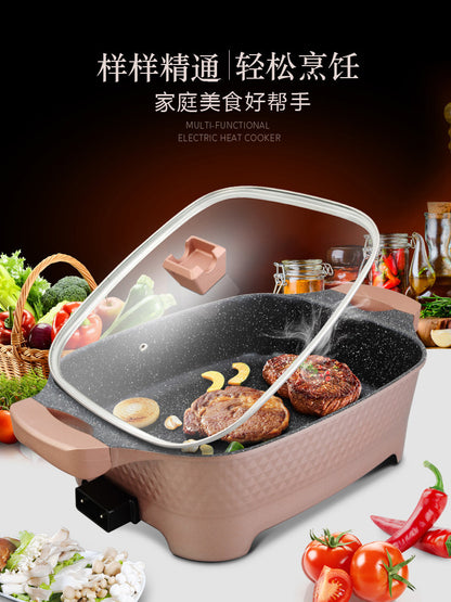 10L Electric Hot Pot Multi-Functional Electric Heating Pot Multi-Functional Cooking Pot Gift Integrated Electric Hot Pot