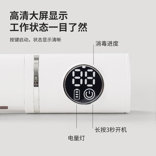 New Toothbrush Sterilizer UV UV Sterilization Air-Drying Toothbrush Disinfection Box Bathroom Toothbrush Holder No Drilling Required