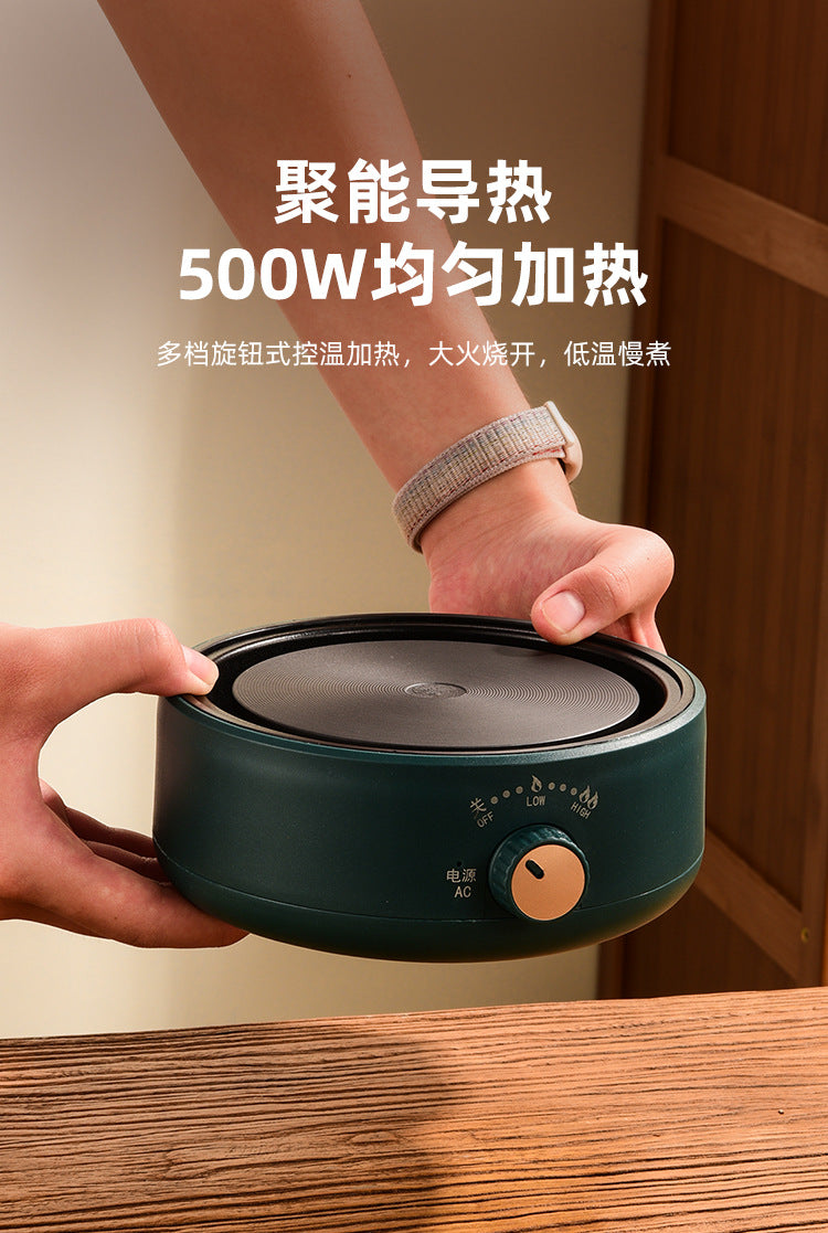 Mini Coffee Heater Electric Stove Wine Warmer Insulation Stove Constant Temperature Stove Milk Warmer Moka Stove Tea Maker for Home Use