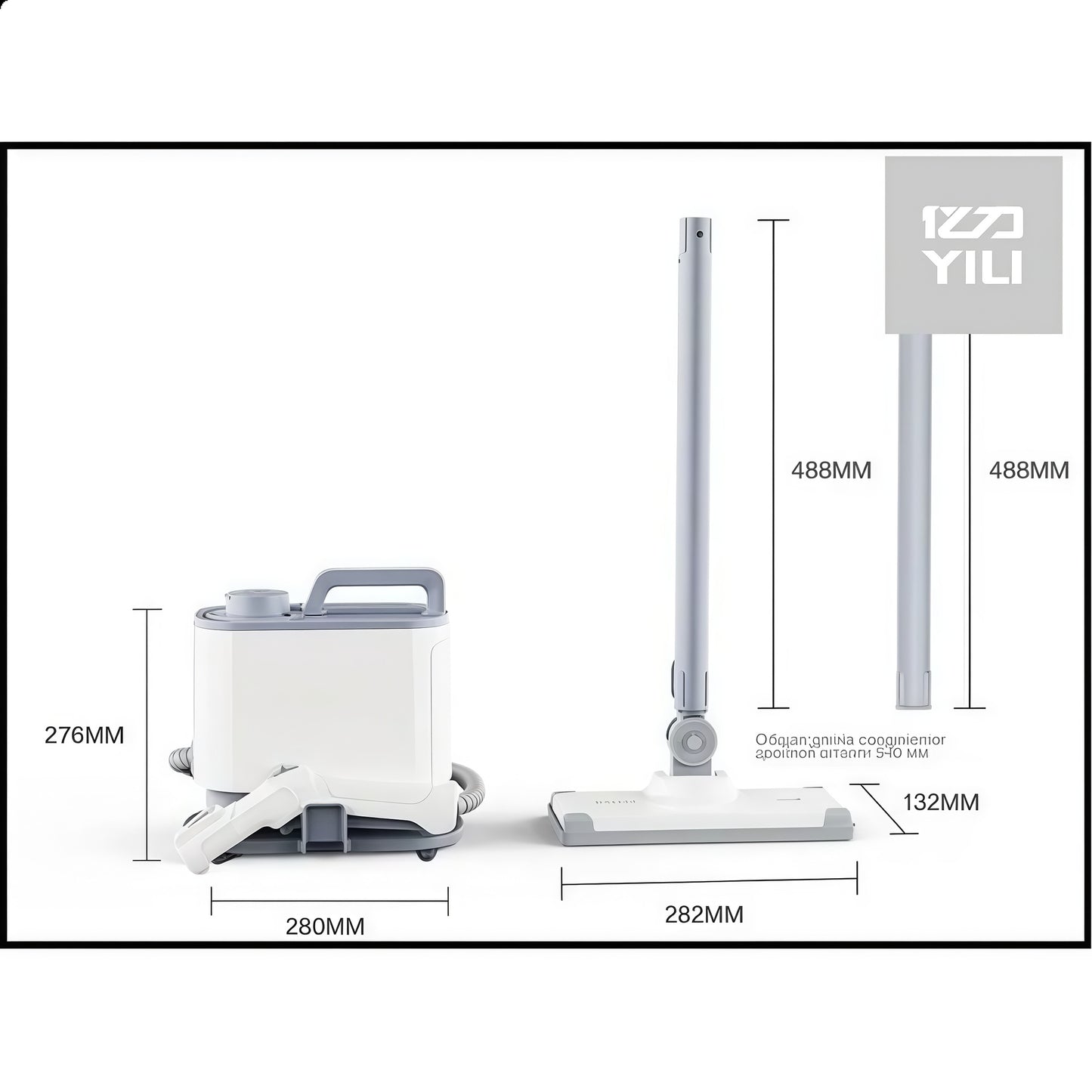 Yili High Temperature High Pressure Steam Cleaner for Home Kitchen Air Conditioner Home Appliance Range Hood Cleaning and Disinfection Machine1002