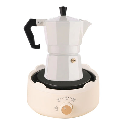 Mini Coffee Heater Electric Stove Wine Warmer Insulation Stove Constant Temperature Stove Milk Warmer Moka Stove Tea Maker for Home Use