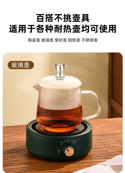 Mini Coffee Heater Electric Stove Wine Warmer Insulation Stove Constant Temperature Stove Milk Warmer Moka Stove Tea Maker for Home Use