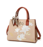 2026 New Women's Leather Bag with Chinese-Inspired Embroidery