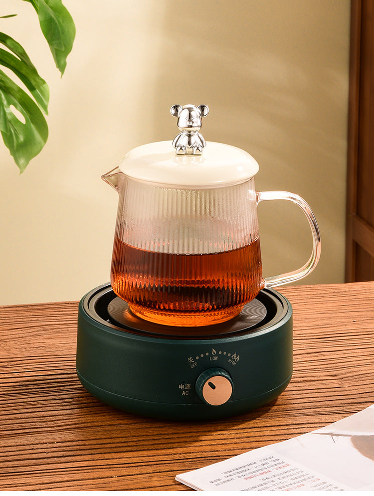 Mini Coffee Heater Electric Stove Wine Warmer Insulation Stove Constant Temperature Stove Milk Warmer Moka Stove Tea Maker for Home Use