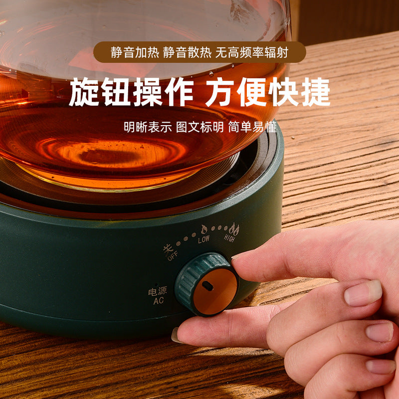 Mini Coffee Heater Electric Stove Wine Warmer Insulation Stove Constant Temperature Stove Milk Warmer Moka Stove Tea Maker for Home Use