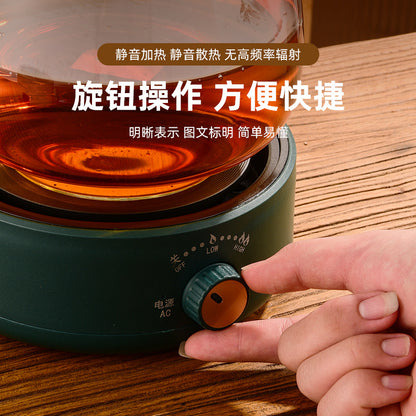 Mini Coffee Heater Electric Stove Wine Warmer Insulation Stove Constant Temperature Stove Milk Warmer Moka Stove Tea Maker for Home Use